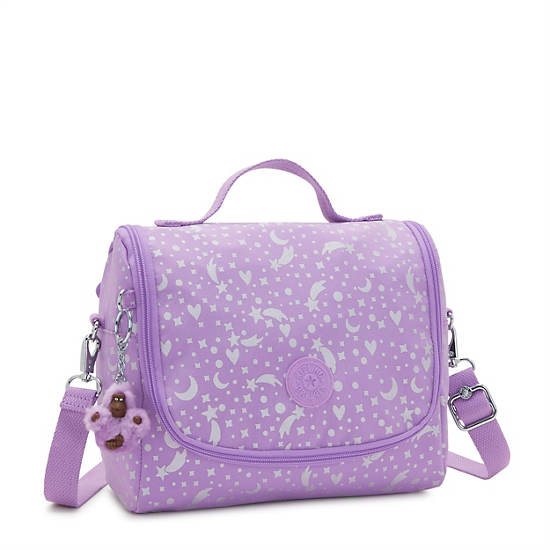 Kipling New Kichirou Printed Lunch Bag Väska Lila | SE 1280KO